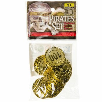 Display da 48 Sacchetti di Monete dei Pirati