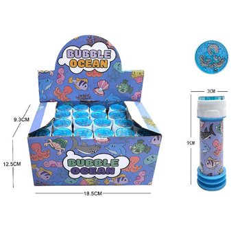 BOLLE DI SAPONE SEA LIFE, 25ML IN DISPLAY (24 pz.)