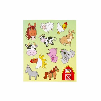Adesivi Fun &ndash; Modello: Animali della Fattoria (120 pz.)