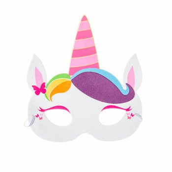 Mix Maschere Unicorno in Gomma Crepla (48 pz.)