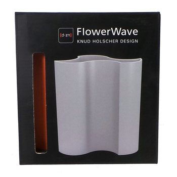 D-ZN - Vaso da Fiori Flowerwave - Arancione (1 pz.)