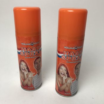 SPRAY PER CAPELLI ARANCIONE, LAVABILE (24 pz.)