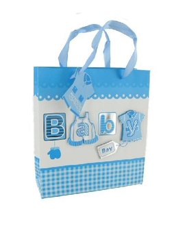Sacchetto Regalo Nascita - Celeste Baby (12 pz.)