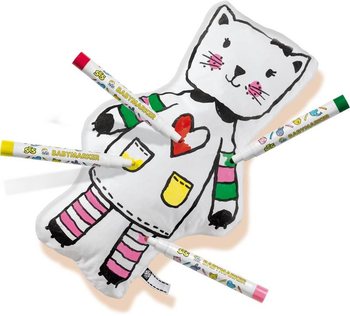 SES My First - Gatto di Peluche da Colorare (1 pz.)
