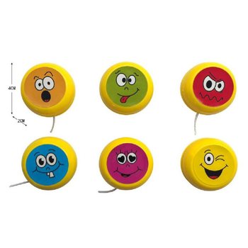 YO-YO - MODELLO: SMILEY ALLEGRO IN ESPOSITORE (36 pz.)