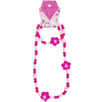 Set Collana + Braccialetto in Legno per Bambini (48 pz.)