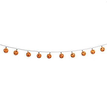 Catena Luminosa Calcio Arancione - 10 Lampadine (6 pz.)