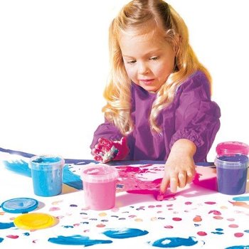 Pittura a Dita SES Girly, Set di Pittura 4x150ml (1 pz.)