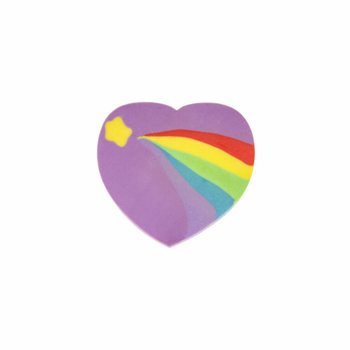 Gomma da Cancellare Cuore Arcobaleno in Barattolo (100 pz.)