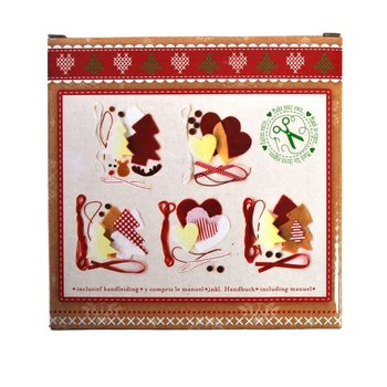 Set Fai da Te 5 Decorazioni Natalizie - Modello 2 (6 pz.)