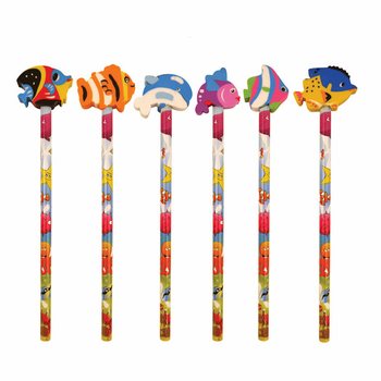 Matita SEA LIFE / Pesci con Gomma