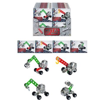 COSTRUISCI IL TUO VEICOLO DA CANTIERE IN METALLO – IN DISPLAY (24 pz)