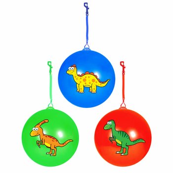 PALLA DINOSAURO CON CORDA / BUNGEE BALL Ø23 Cm (24 pz.)