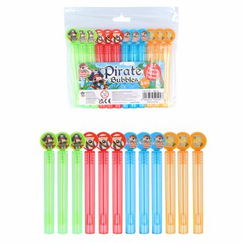 BOLLE DI SAPONE PIRATI COLORATE (12 pezzi)