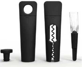 MENU BLADE - SET VINO CAVATAPPI TWIST + POMPA A VUOTO + DECANTER (1 pz.)