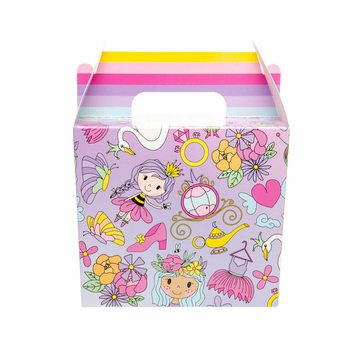 Scatola menu / Scatolina regalo Principesse 14x10x17 cm (12 pz.)