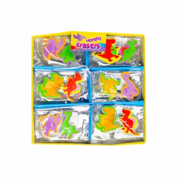 Set 2 Gomme DINO in Display (36 pz.)