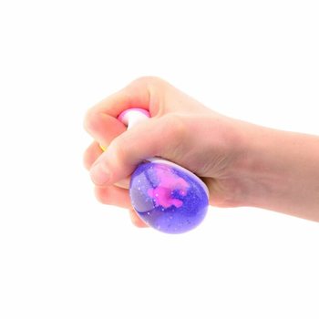 Pallina Squeeze Unicorno Arcobaleno in Display (12 pezzi)