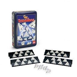 Triominos The Original Travel Tour Edition (Scatola in Latta) (1 pz.)