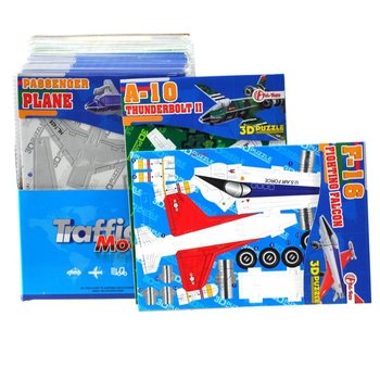 Puzzle 3D di Aerei in Display (64 pz.)