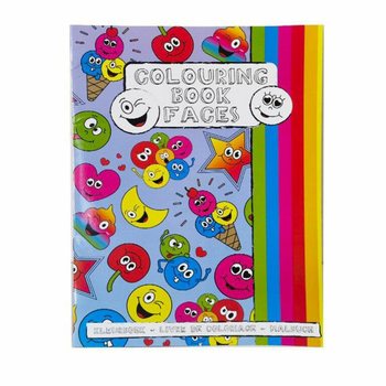 Libro da Colorare A4 Smiley con Adesivi (12 Pezzi)