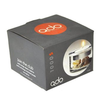 QDO - Portacandele di Lusso in Acciaio Inox e Vetro (1 pz.)
