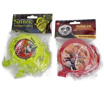 Set 2 Cuscini Scoreggia SHREK / KUNG FU PANDA (12 pack da 2)