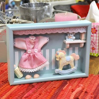 DECORAZIONE MURALE 3D IN LEGNO PER CAMERETTA - MODELLO 2 (4 pz.)