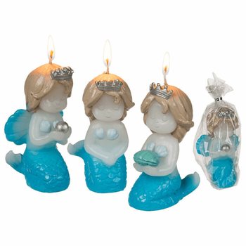 **MEGA ECONOMICO** CANDELA SIRENA / MERMAID IN DISPLAY (12 pz.)