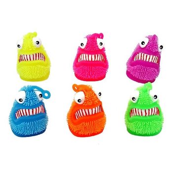GRANDI MOSTRI PUFFER LUMINOSI CON LUCE Ø9,5CM (12 pz.)