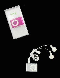 Lettore MP3 con Auricolari - 4GB (Colori Assortiti)
