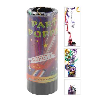 Cannoni spara coriandoli e stelle filanti in display (24 pz.)