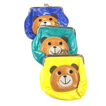 Portafoglio per Bambini con Orsetto Colori Misti (6 pz)