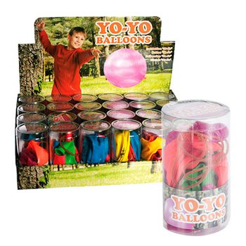 **BESTSELLER** 3 PALLONCINI PUNCH BALL IN TUBO (24 tubi da 3 pz)