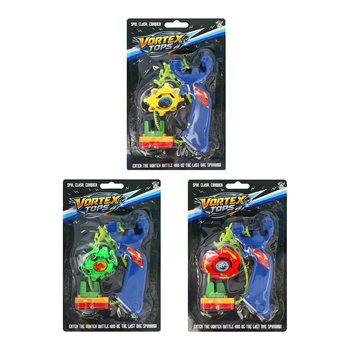 Trottole con Lanciatore Spinner Battle su Blister (6 pz.)