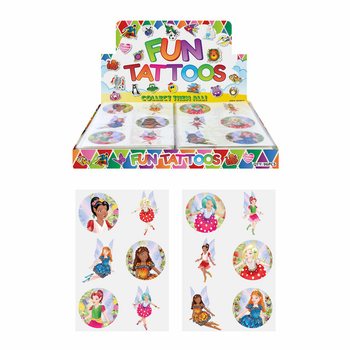 Tatuaggi Divertenti - Display Fate (96 pezzi)