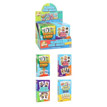 ASSORTIMENTO DI 4 GIOCHI DI CARTE CLASSICI - IN DISPLAY (12 pz.)