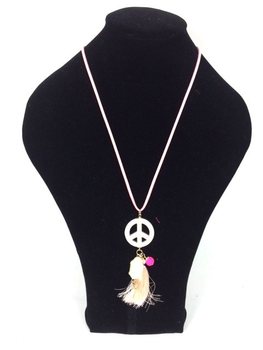 Collana Stile Ibiza Salmone Peace Buddha (1 pz)