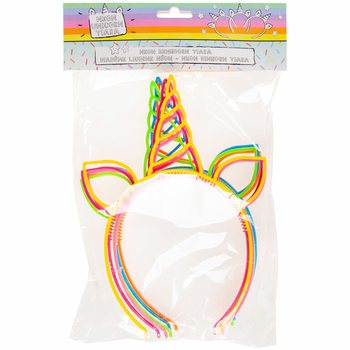 Tiara Unicorno, Mix Colori Neon (24 pz.)