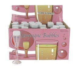 Bolle di Sapone a Forma di Calice da Champagne (24 pz.)