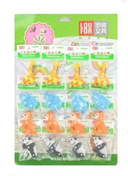 Gomme per Cancellare Animali su Carta (16 pz.)