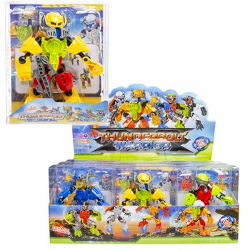 THUNDERBOLT ROBOT WARRIOR PERSONAGGIO D'AZIONE IN DISPLAY (12 pezzi)