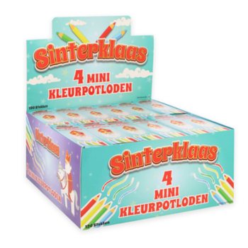 Matite colorate Sinterklaas (San Nicola) 4 pezzi in display (120 pz.)