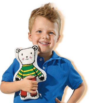 SES Creative My First - Orsacchiotto di peluche da colorare (1 pz.)