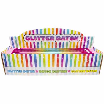 Bacchetta Glitter Arcobaleno in Display (36 pz.)