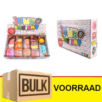 *** OFFERTA BULK *** JUMBO SQUISHY in Espositore (288 pz.) - Tendenza!