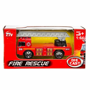 MIX DI VEICOLI DEI VIGILI DEL FUOCO IN METALLO IN DISPLAY (36 pz.)