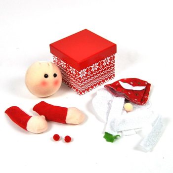 CREA LA TUA SCATOLA DI NATALE - MODELLO BABBO NATALE