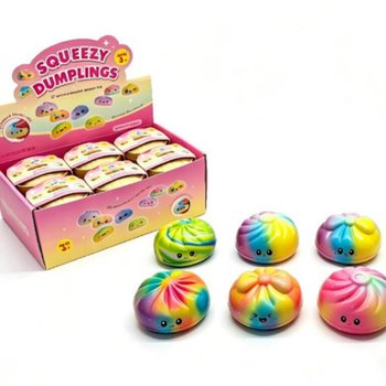 RAGE - Squishy Dumplings ARCOBALENO GRANDE - PU FOAM (12 pz)