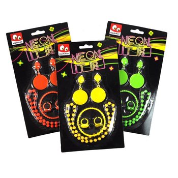 Set di Gioielli NEON su Cartoncino (12 pz.)